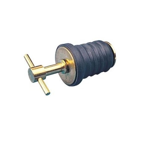 Sea-Dog Brass Tee Handle Drain Plug, No 520080-1 520080-1